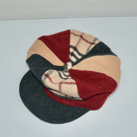 NWT AUTHENTIC BURBERRY WOOL CASHMERE CAP BERET HAT - Picture 1 of 4